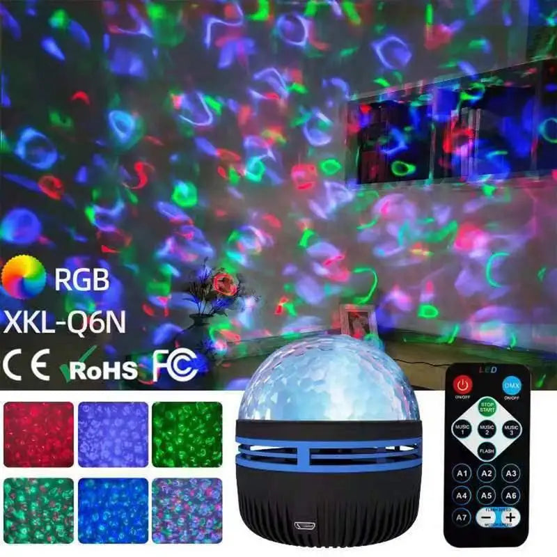 2 in 1 Northern Lights and Ocean Wave Projector