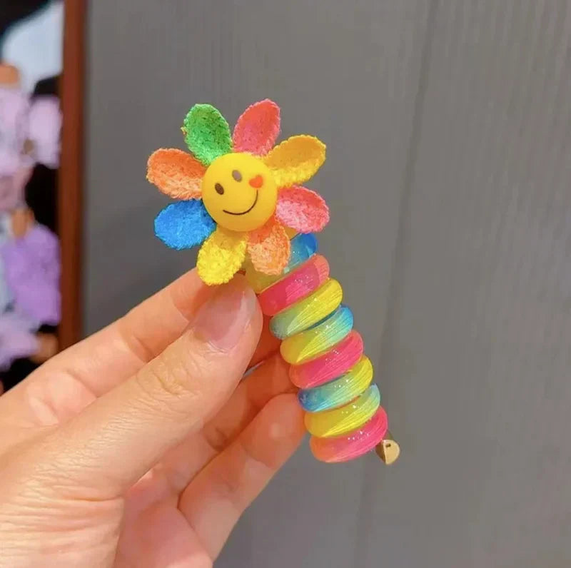 Colorful Telephone Wire Hair Bands