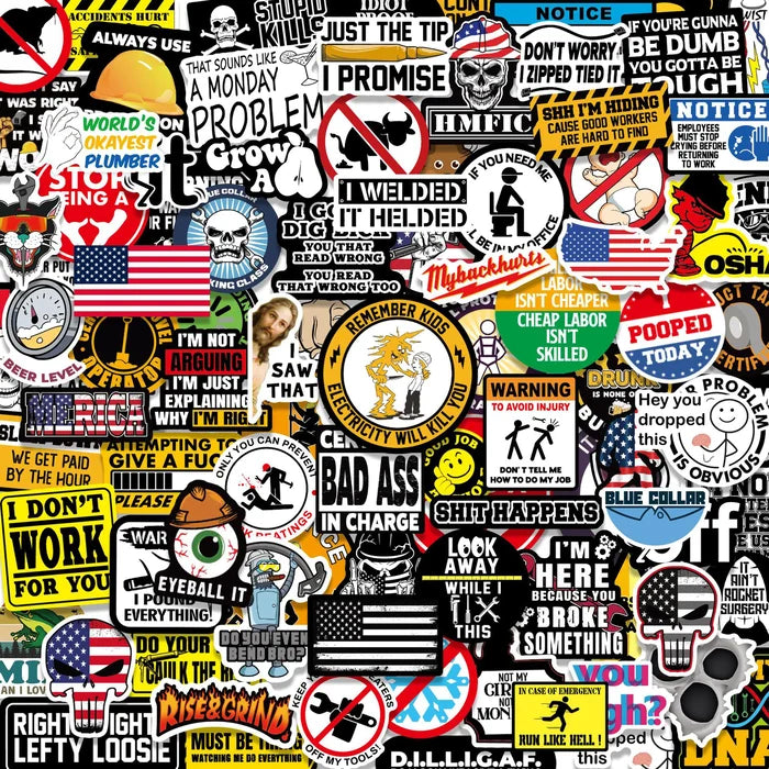 150pcs Adults Prank Meme (Dirty) Sticker - Perfect for Bumper, Hard Hat, Water Bottles