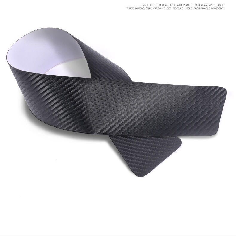 Carbon fibre car door sill sticker