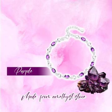 AMETHYST GEM FITANDSLIM BRACELET