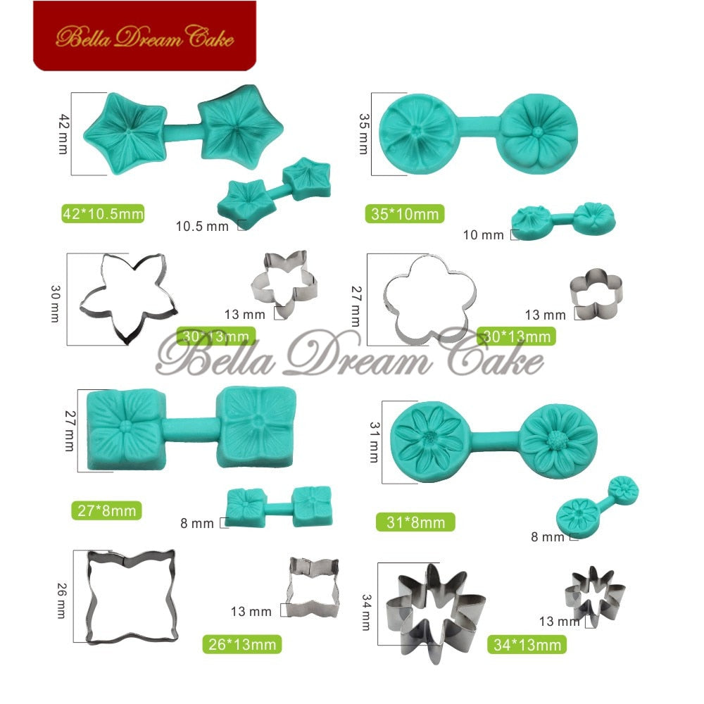 3D Flower Blossom Sugar Art Mold