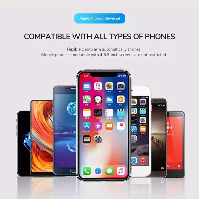 Car Logo Customized Mobile Phone Holder For Wireless Charging In The Car