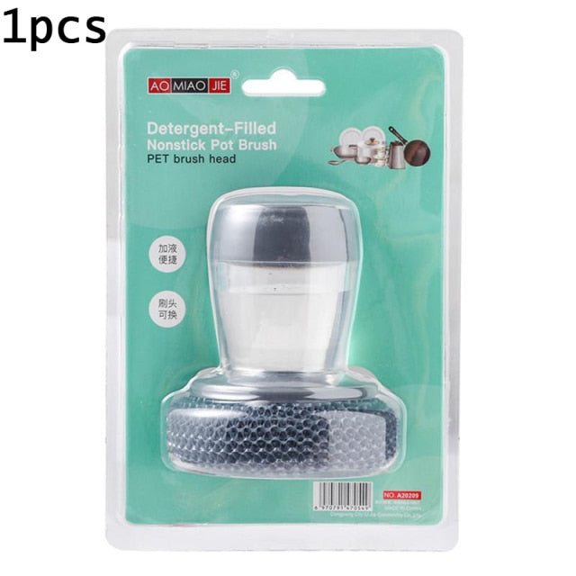 2 In 1 Soap Dispensing Brush